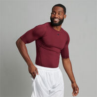 Men's CoolCore® Half Sleeve Compression T-Shirt MAROON