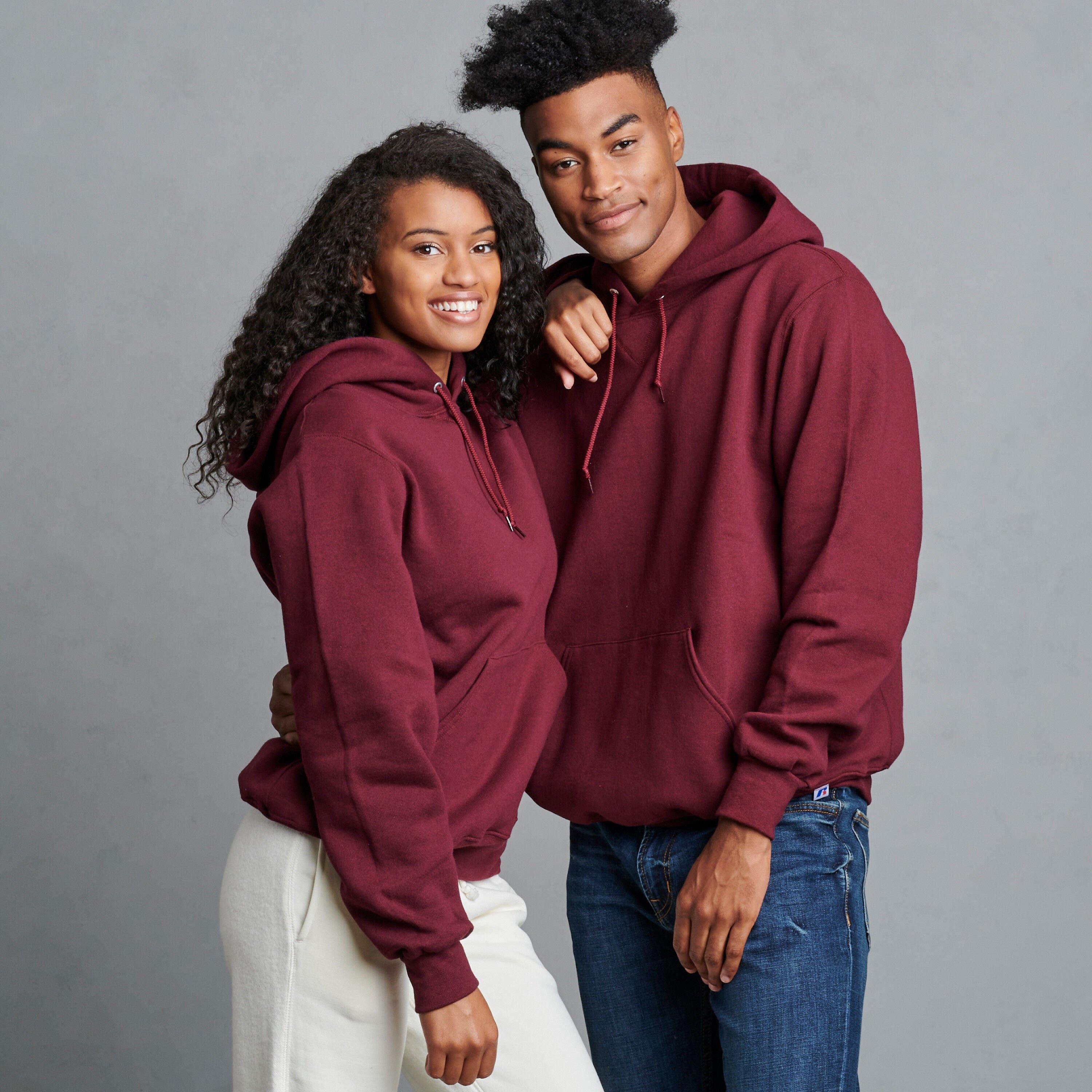 russell athletic pullover moletom com capuz