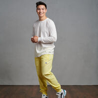 Men's Garment Dyed Frech Terry Jogger Spring Yellow