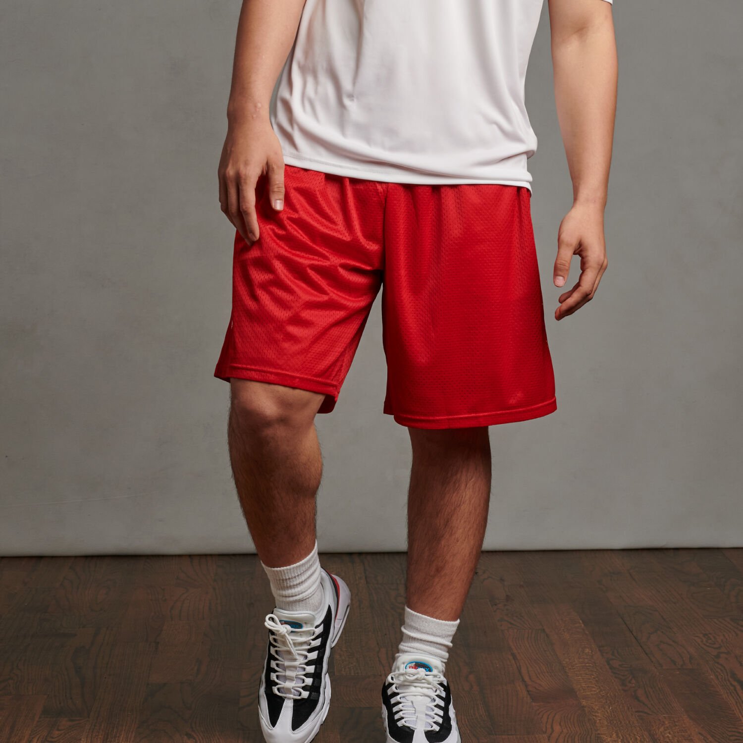 Men’s Dri-Power Mesh Shorts with Pockets TRUE RED