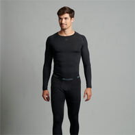 Men's CoolCore® Long Sleeve Compression T-Shirt BLACK
