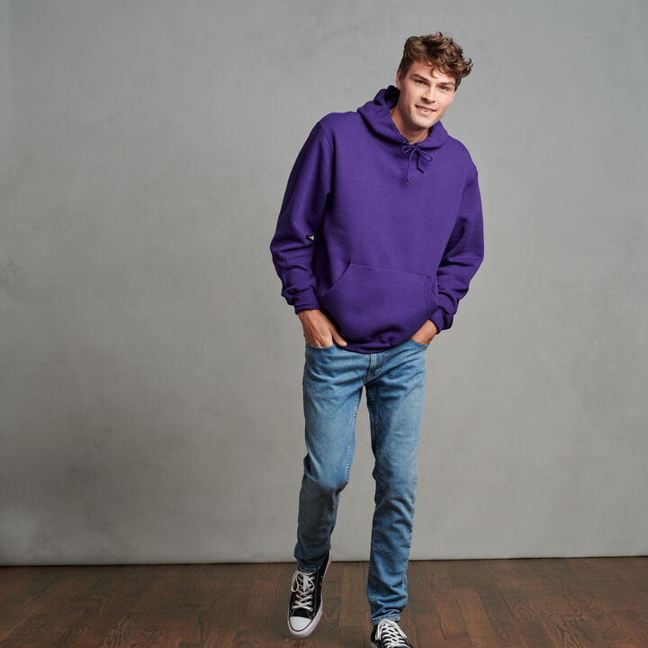 Men's Dri-Power® Fleece Hoodie Purple