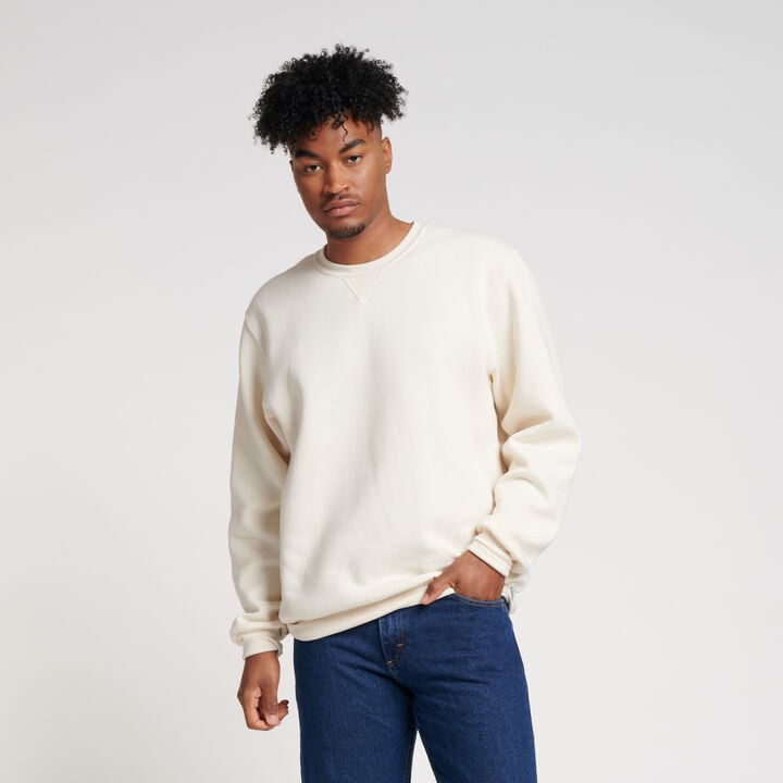 Dri-Power® Fleece Crew Sweatshirt Vintage White