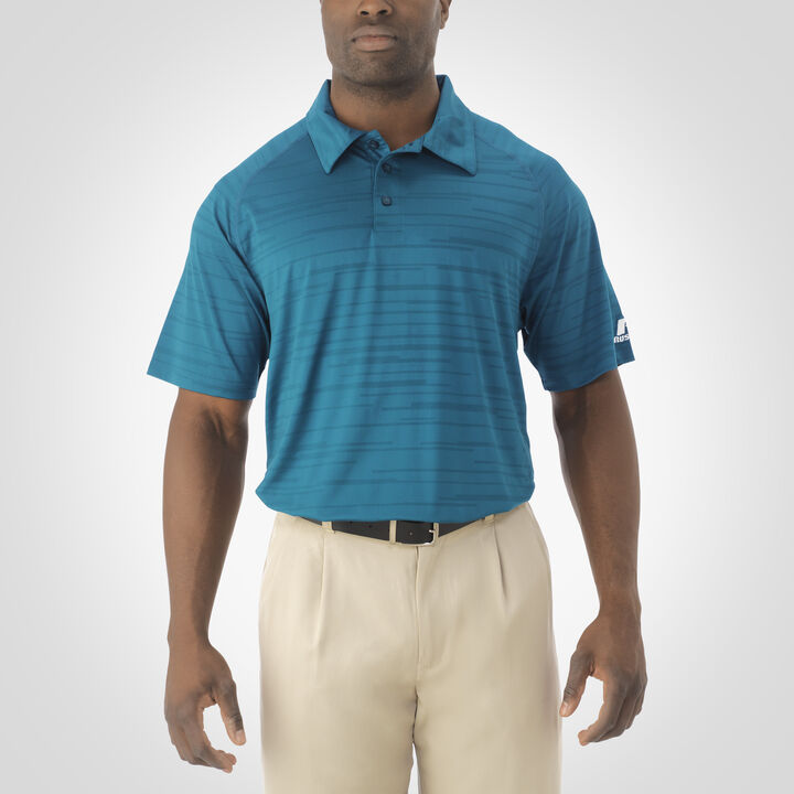 Men's Dri-Power® Striated Polo SHADED SPRUCE