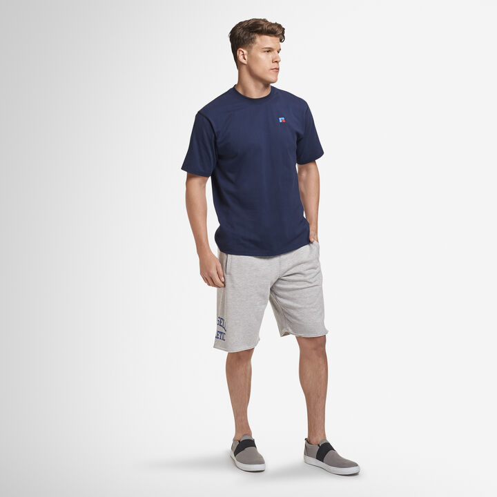 Men's Heritage French Terry Cut Off Shorts GREY MARL
