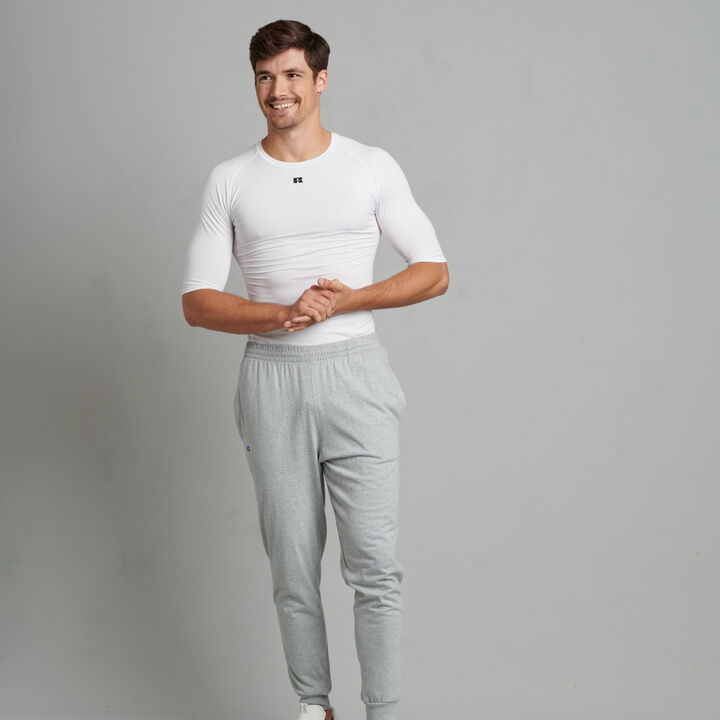 Men's CoolCore® Half Sleeve Compression T-Shirt WHITE