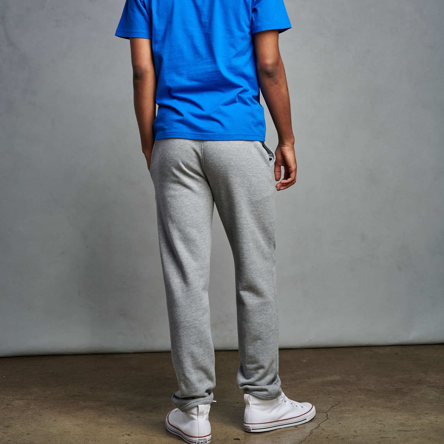 Men's Cotton Classic Open Bottom Fleece Sweatpants | Russell Athletic