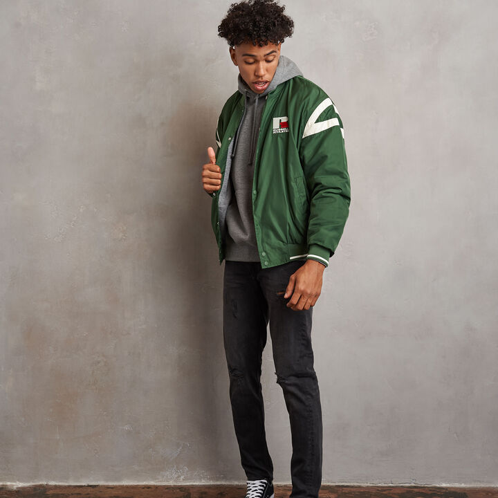 Men's Heritage Oversized Bomber Jacket PINEGREEN