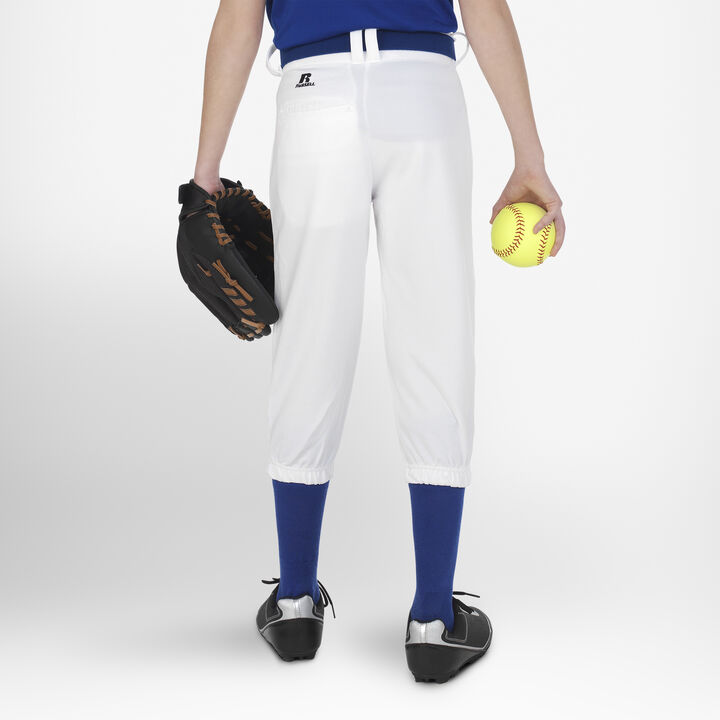 Youth Knicker Softball Pants WHITE