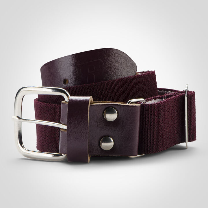 Youth Adjustable Baseball/Softball Belt MAROON