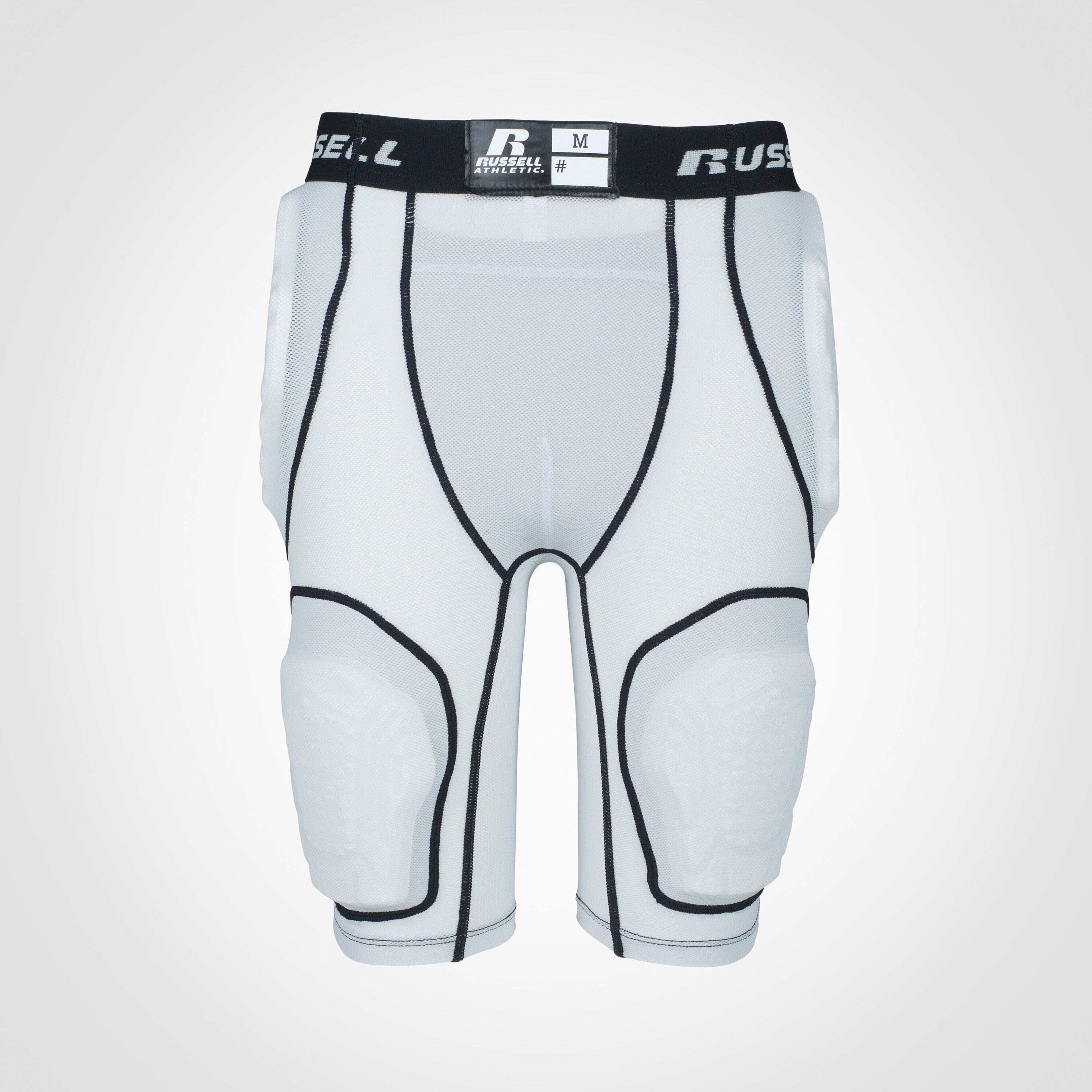 Details about   Russell Football Girdle Padded Compression Shorts ~ White ~ Youth Boy's Size S 