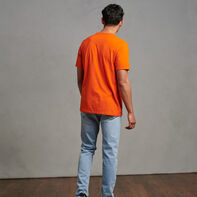 Men's Cotton Performance T-Shirt Burnt Orange