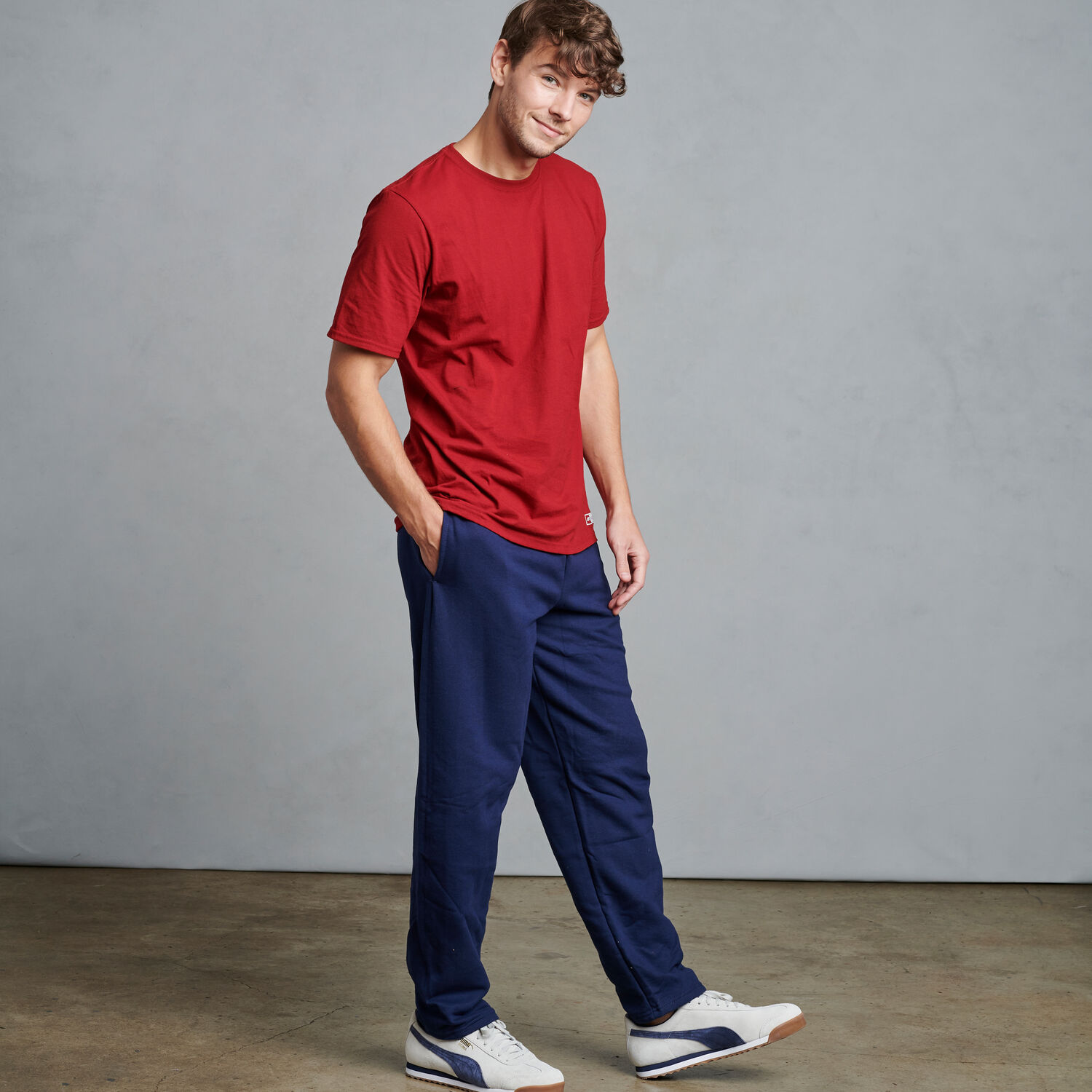 Men's Dri-Power® Open Bottom Fleece Sweatpants