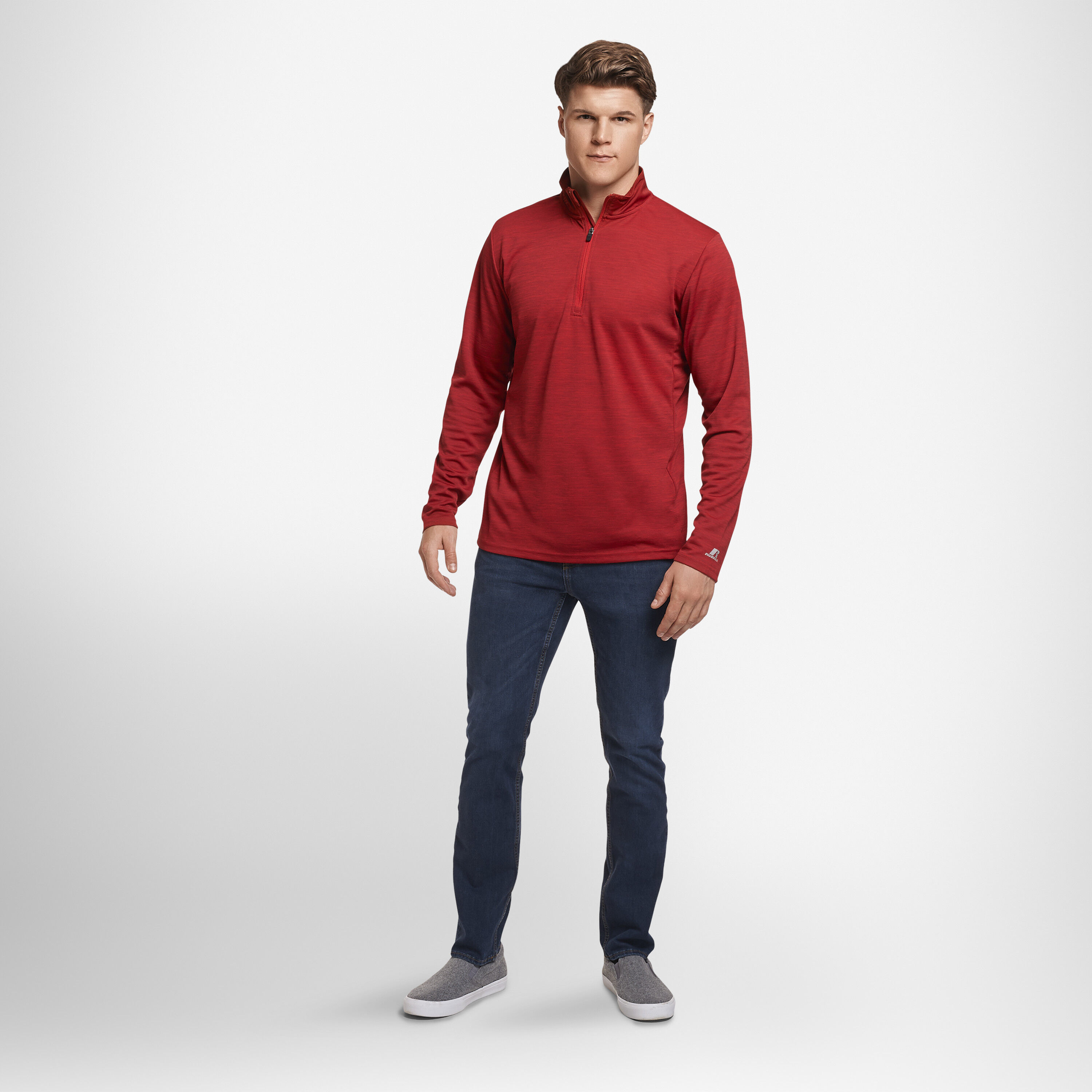 russell athletic quarter zip