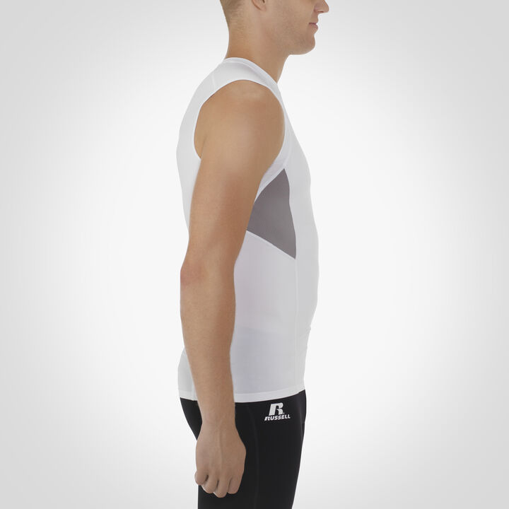 Men's Dri-Power® Muscle Compression Crew WHITE/ROCK