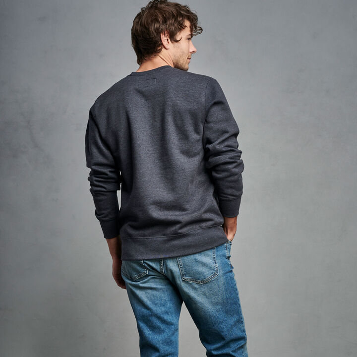 Men’s Cotton Rich 2.0 Premium Fleece Sweatshirt Charcoal Heather