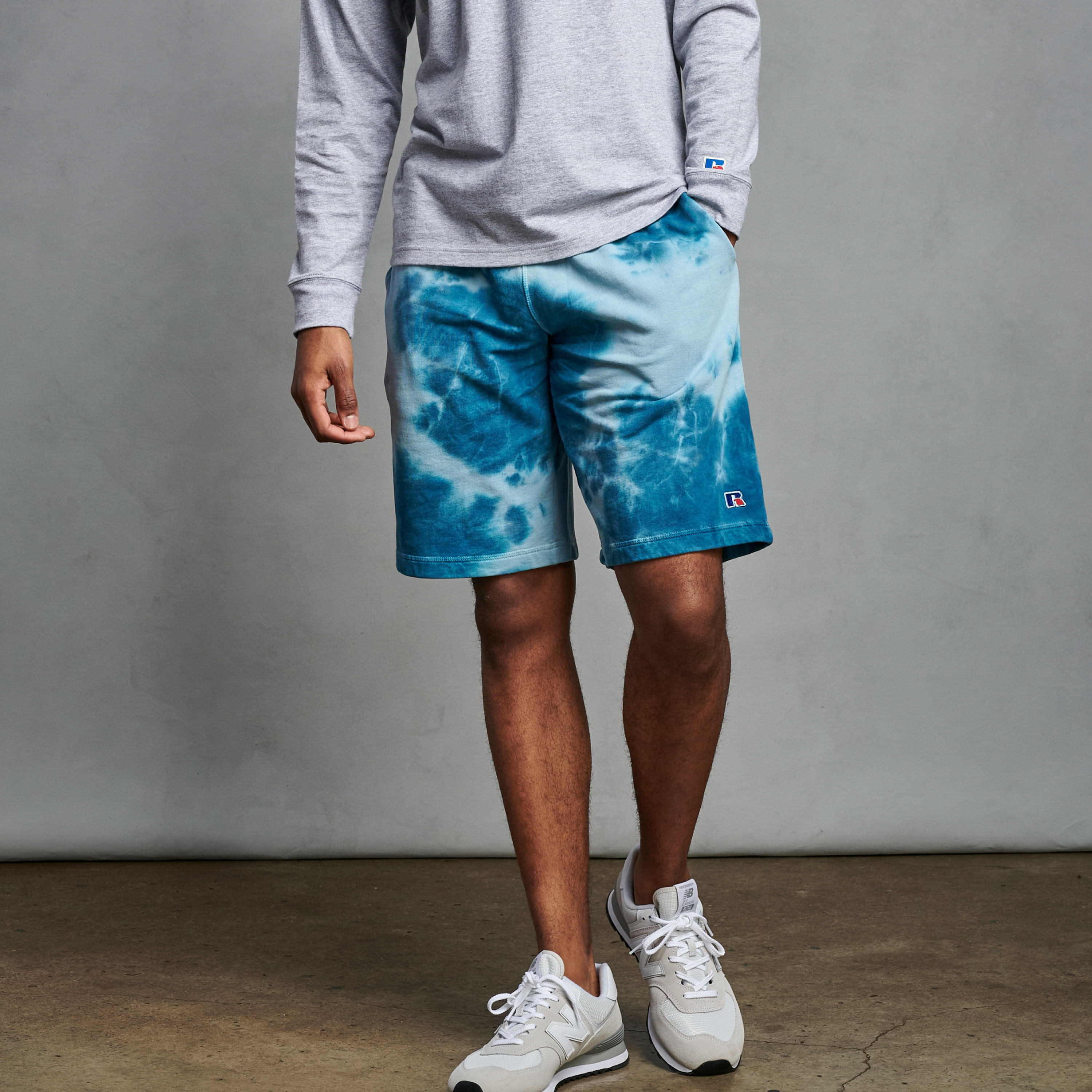 Heritage Tie Dye French Terry Fleece Shorts