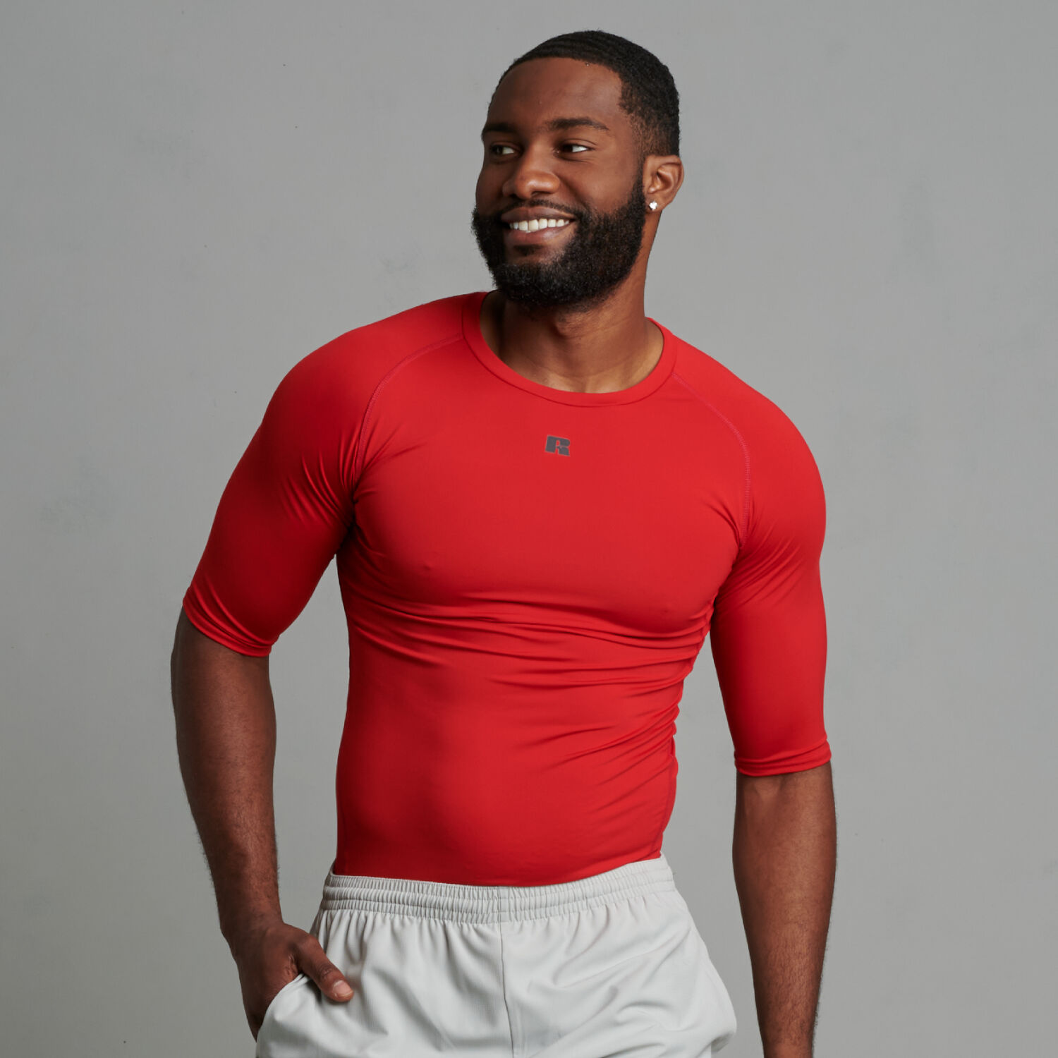 Primitief kortademigheid Gezond eten Men's CoolCore® Half Sleeve Compression T-Shirt