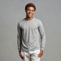 Men's Cotton Performance Long Sleeve T-Shirt Oxford