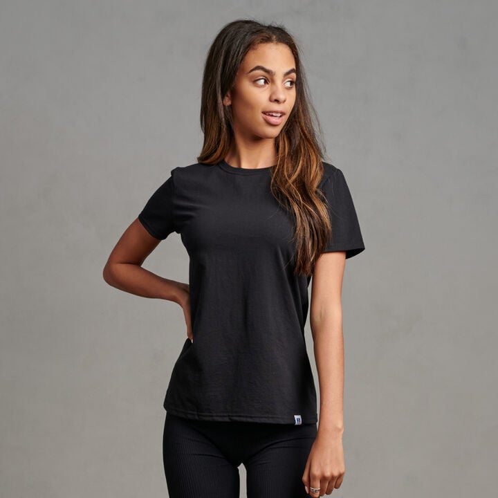 Women's Cotton Performance T-Shirt Black