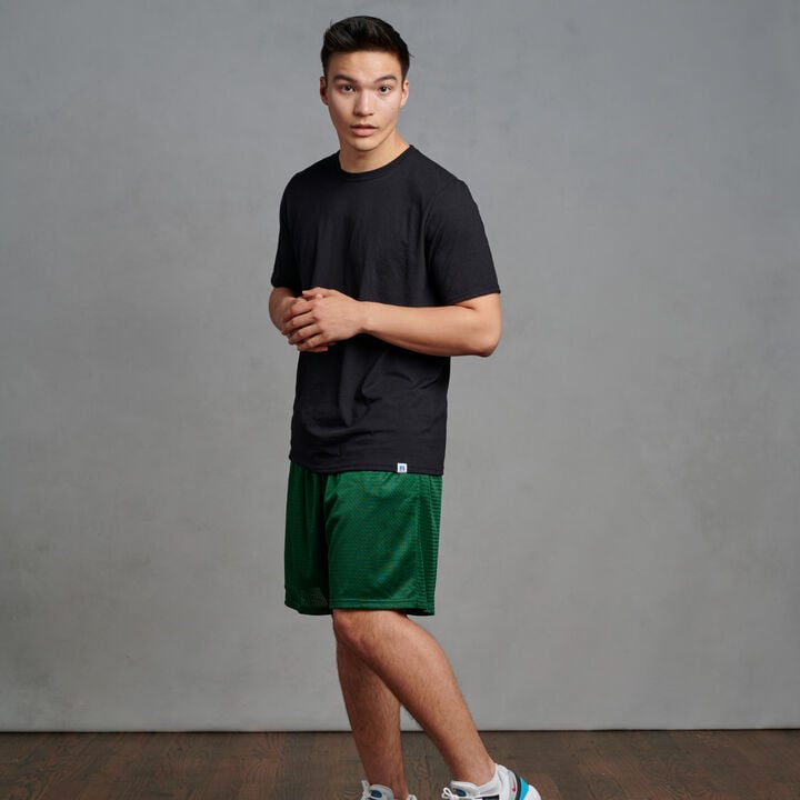 Men’s Dri-Power Mesh Shorts with Pockets DARK GREEN