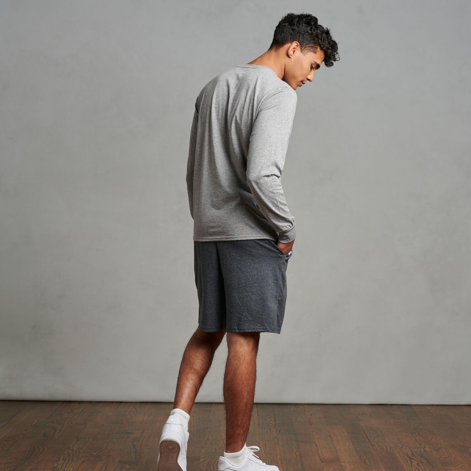 Men's Cotton Jersey Shorts with Pockets