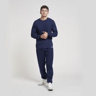 Men's Cotton Performance Long Sleeve T-Shirt Navy