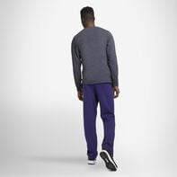 Men's Dri-Power® Open Bottom Fleece Sweatpants Purple