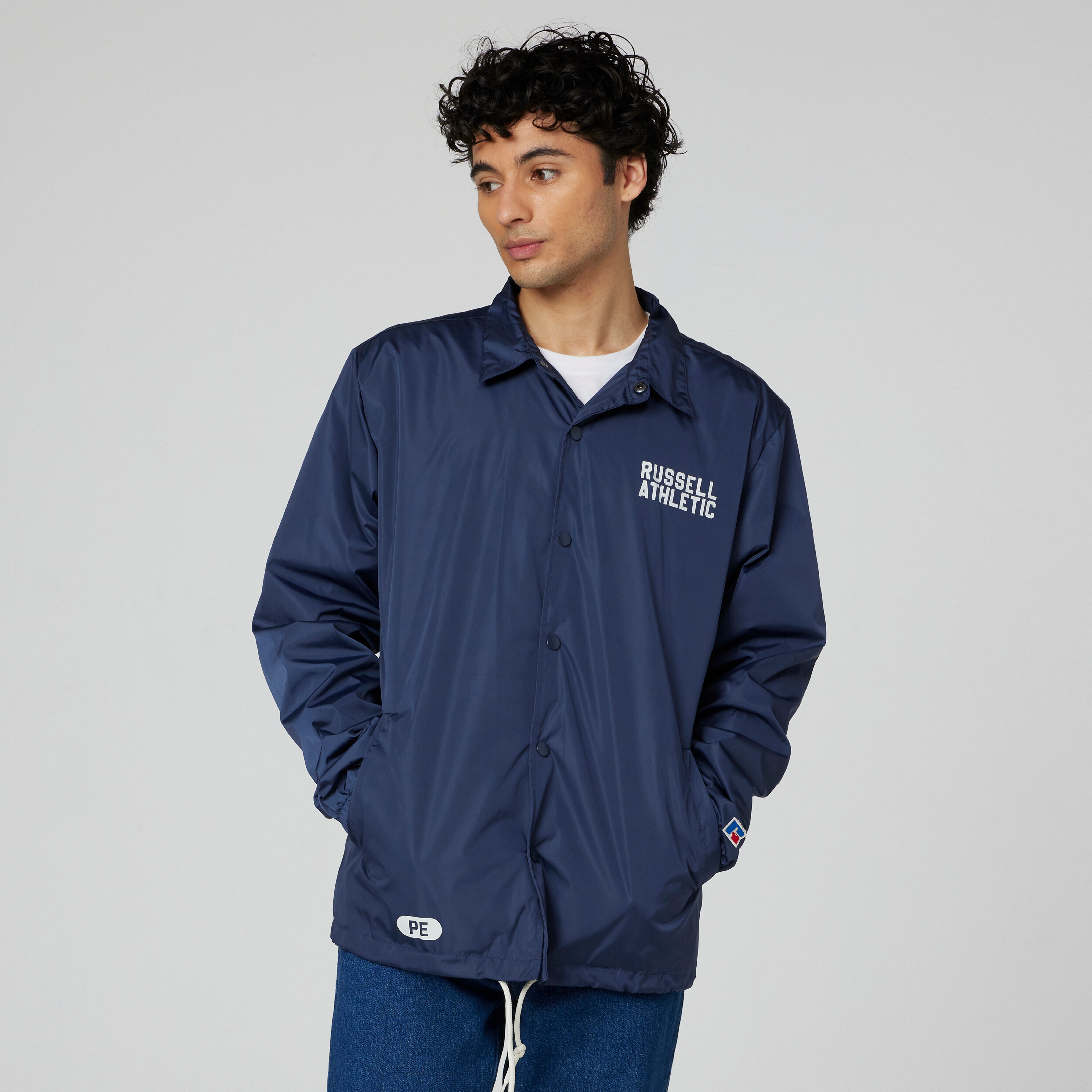 Russell Athletic Men's Coaches Jacket l Russell Athletic.com