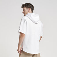 Men's Legend Short Sleeve Tech Fleece WHITE/GRIDIRON SILVER