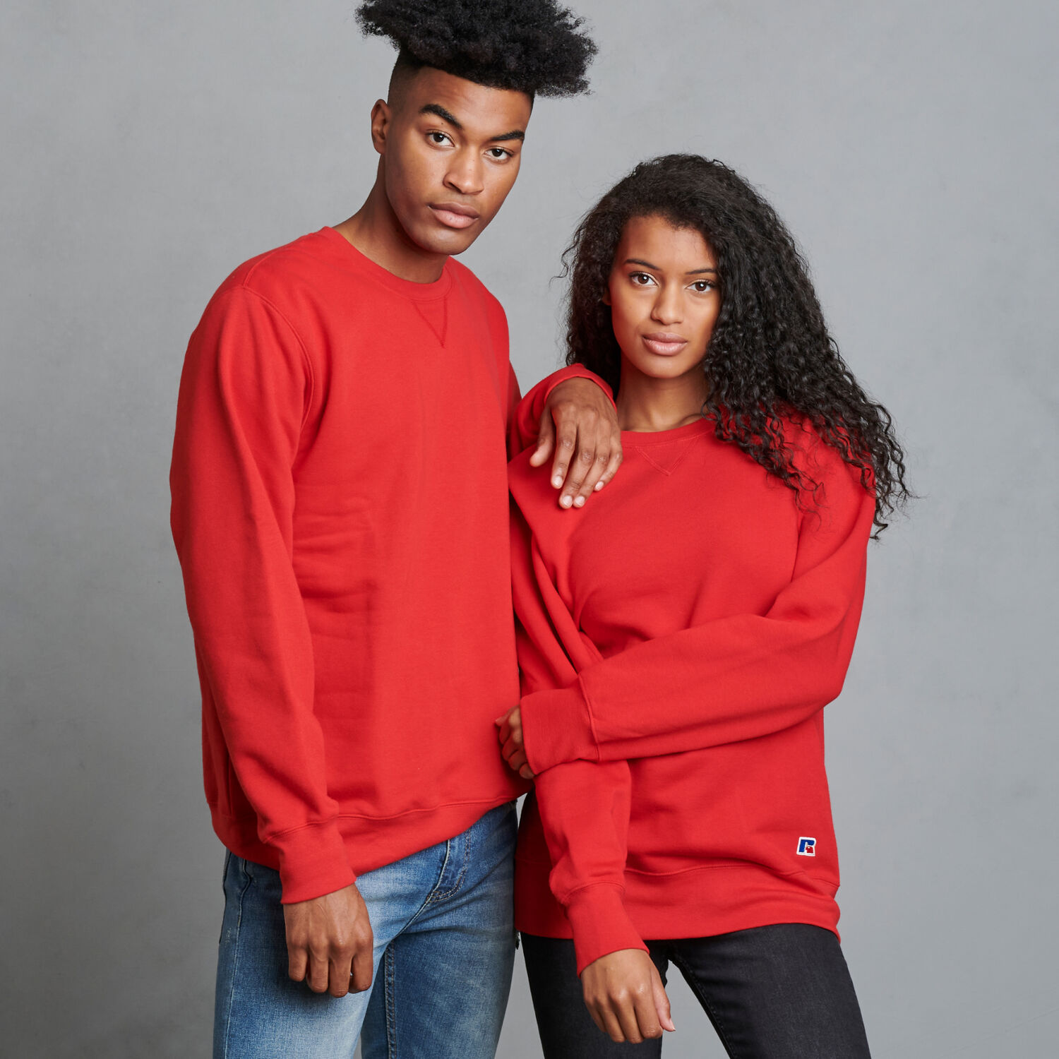 Men’s Cotton Rich 2.0 Premium Fleece Sweatshirt True Red