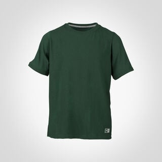 Youth Cotton Performance T-Shirt DARK GREEN