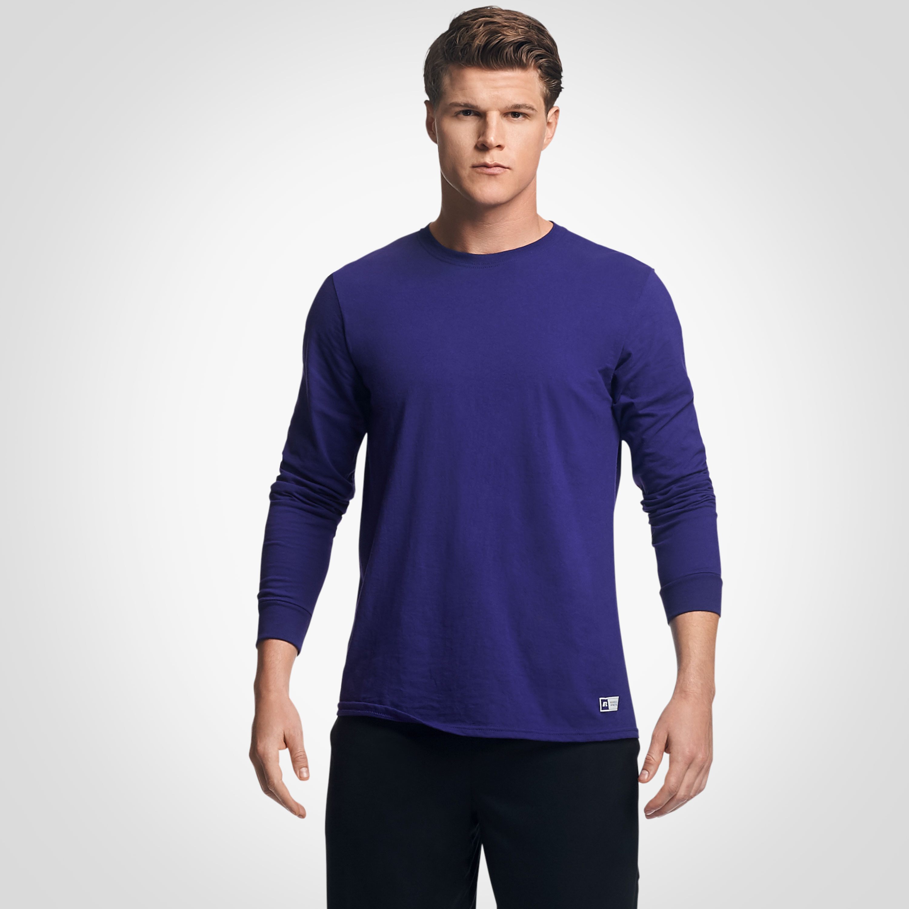 mens purple athletic shirt