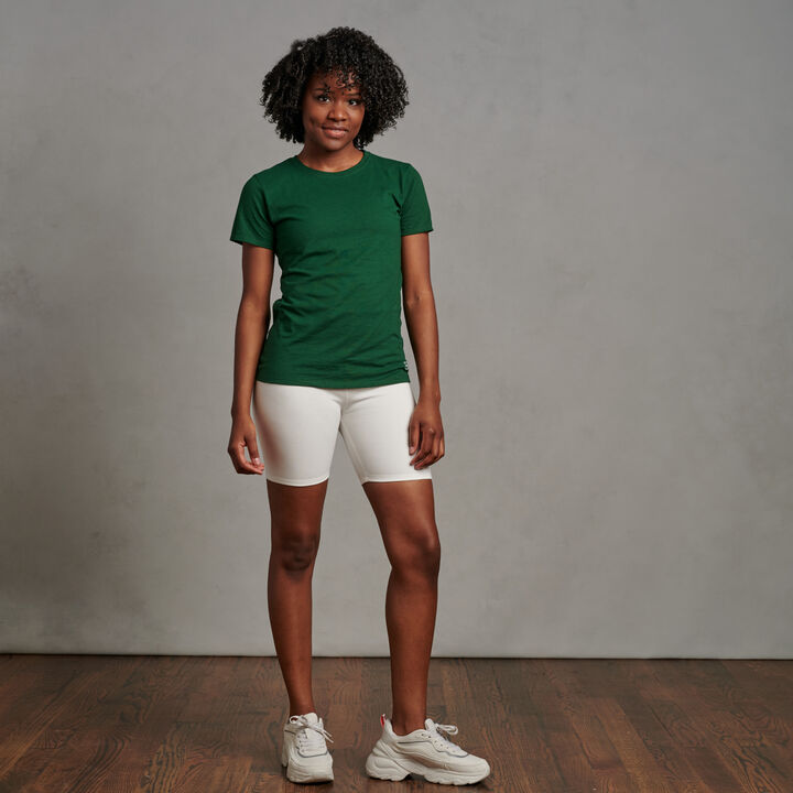 Women's Cotton Performance T-Shirt Dark Green