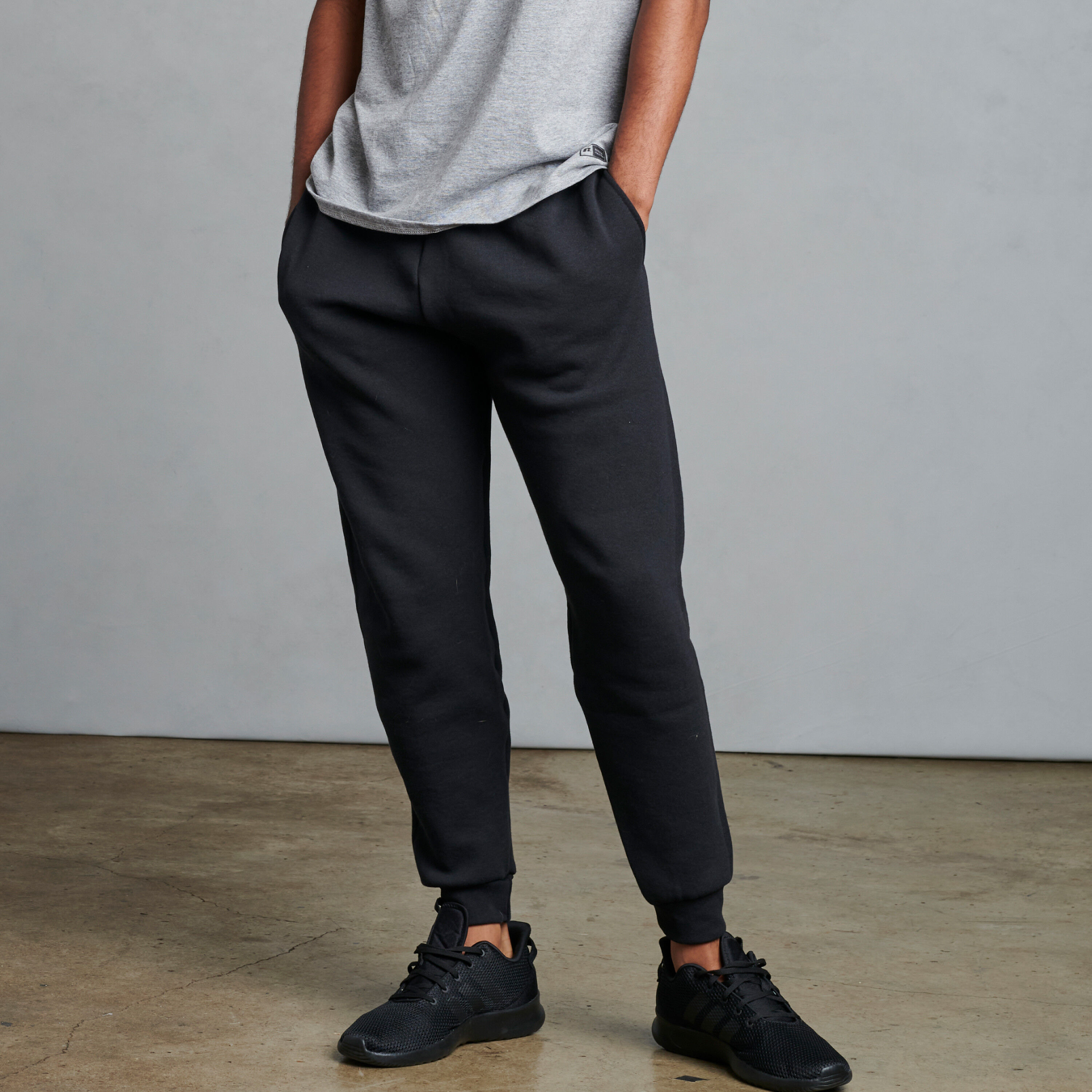 tapered fleece joggers