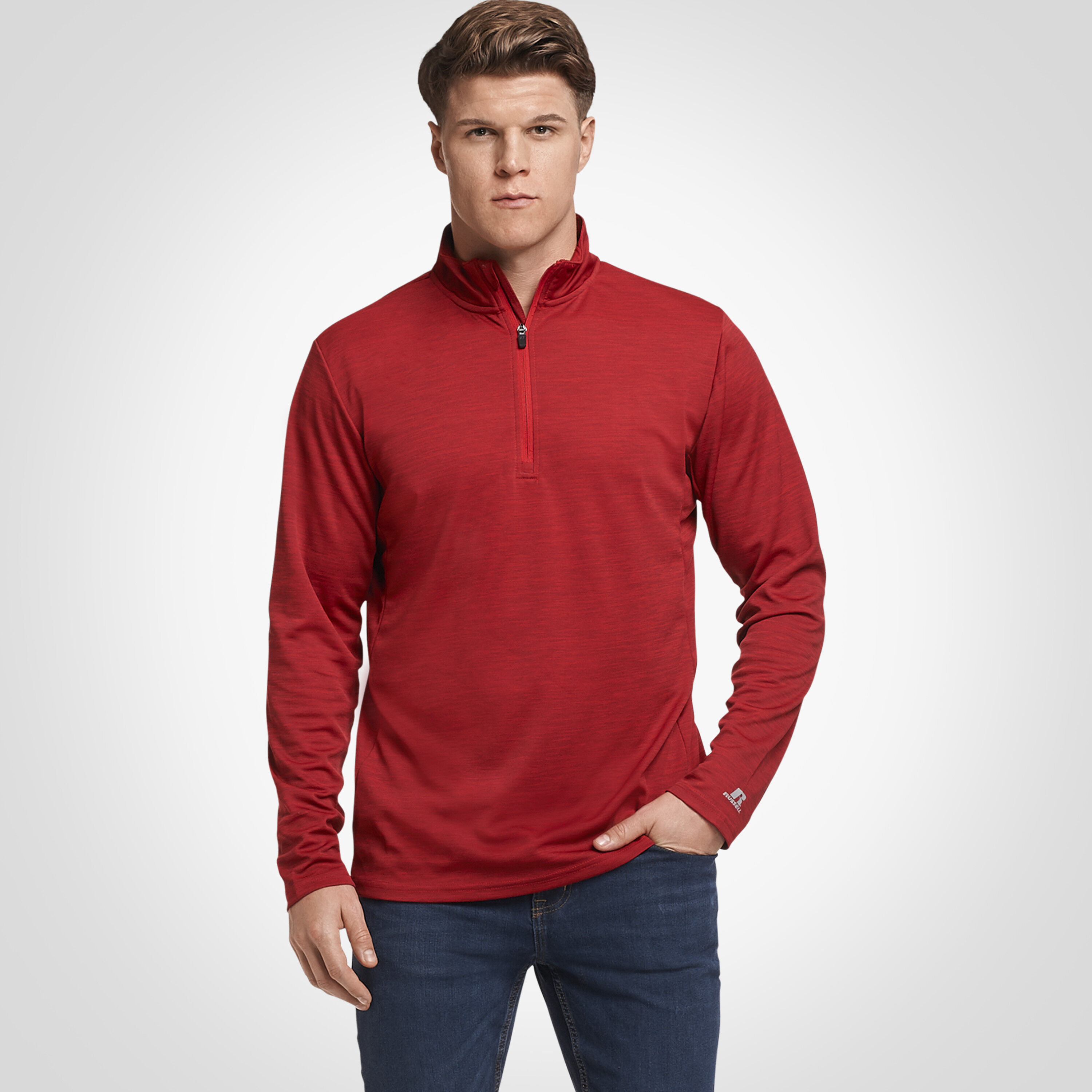 quarter zip dri fit pullover