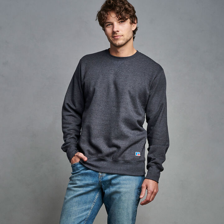 Men’s Cotton Rich 2.0 Premium Fleece Sweatshirt Charcoal Heather