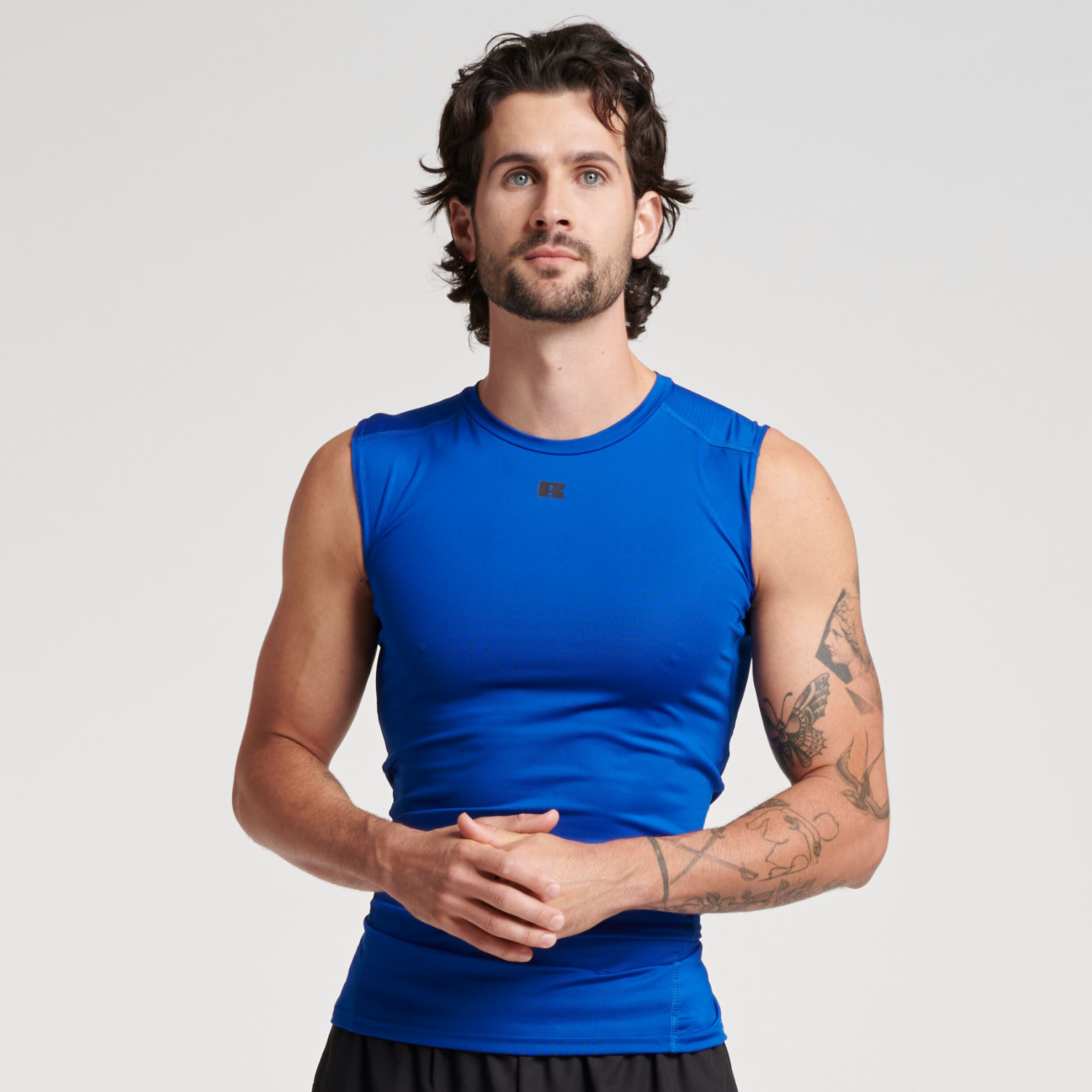 Russell training sales fit sleeveless shirt