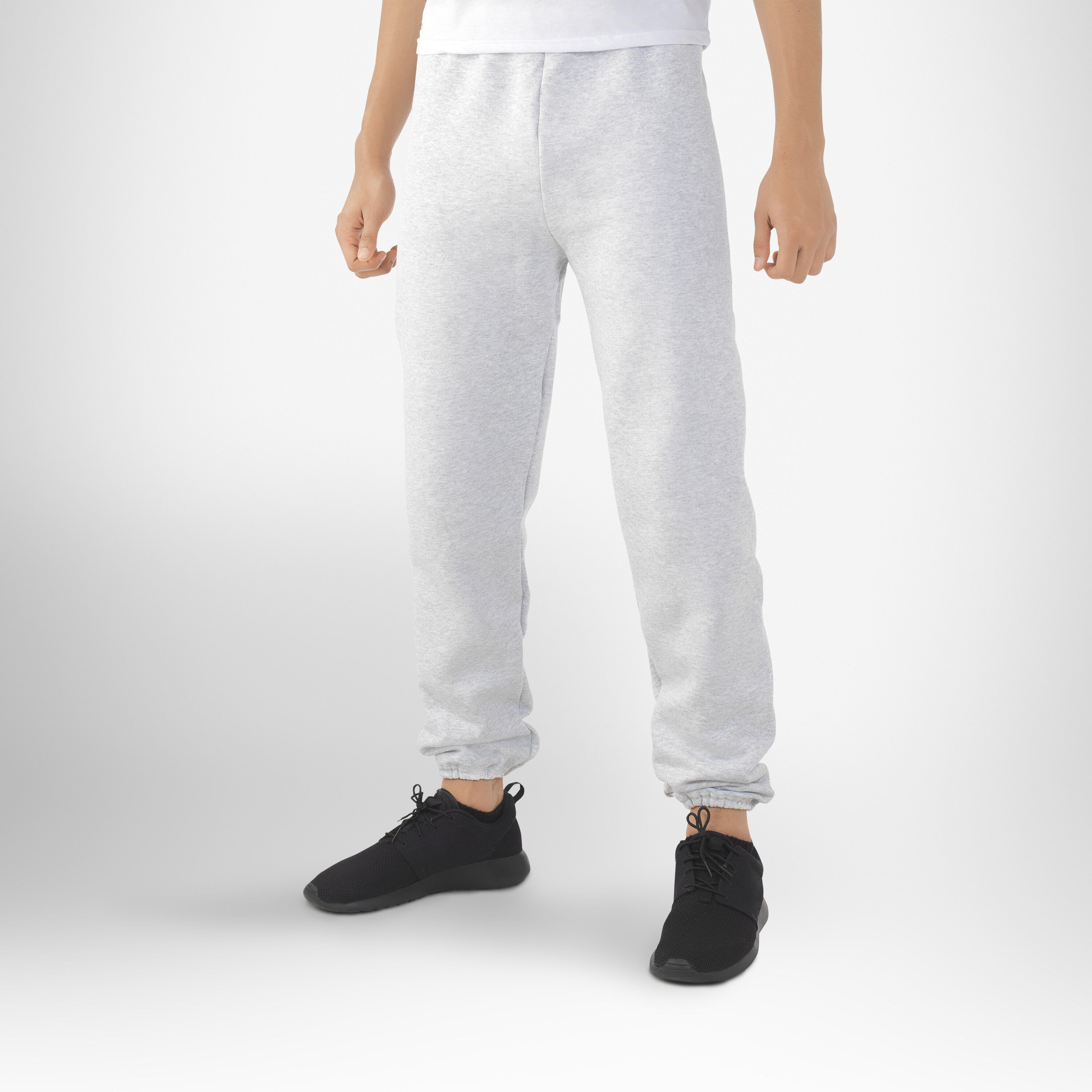 gray sweatpants no pockets