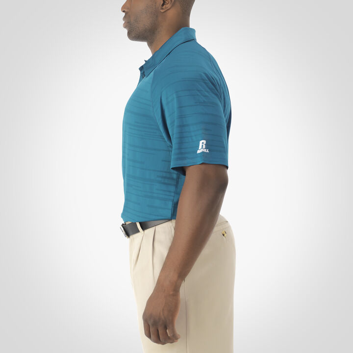 Men's Dri-Power® Striated Polo SHADED SPRUCE