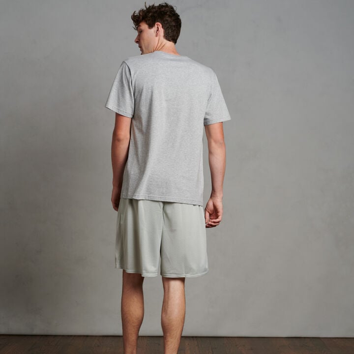 Men’s Dri-Power Mesh Shorts (No Pockets) GRIDIRON SILVER