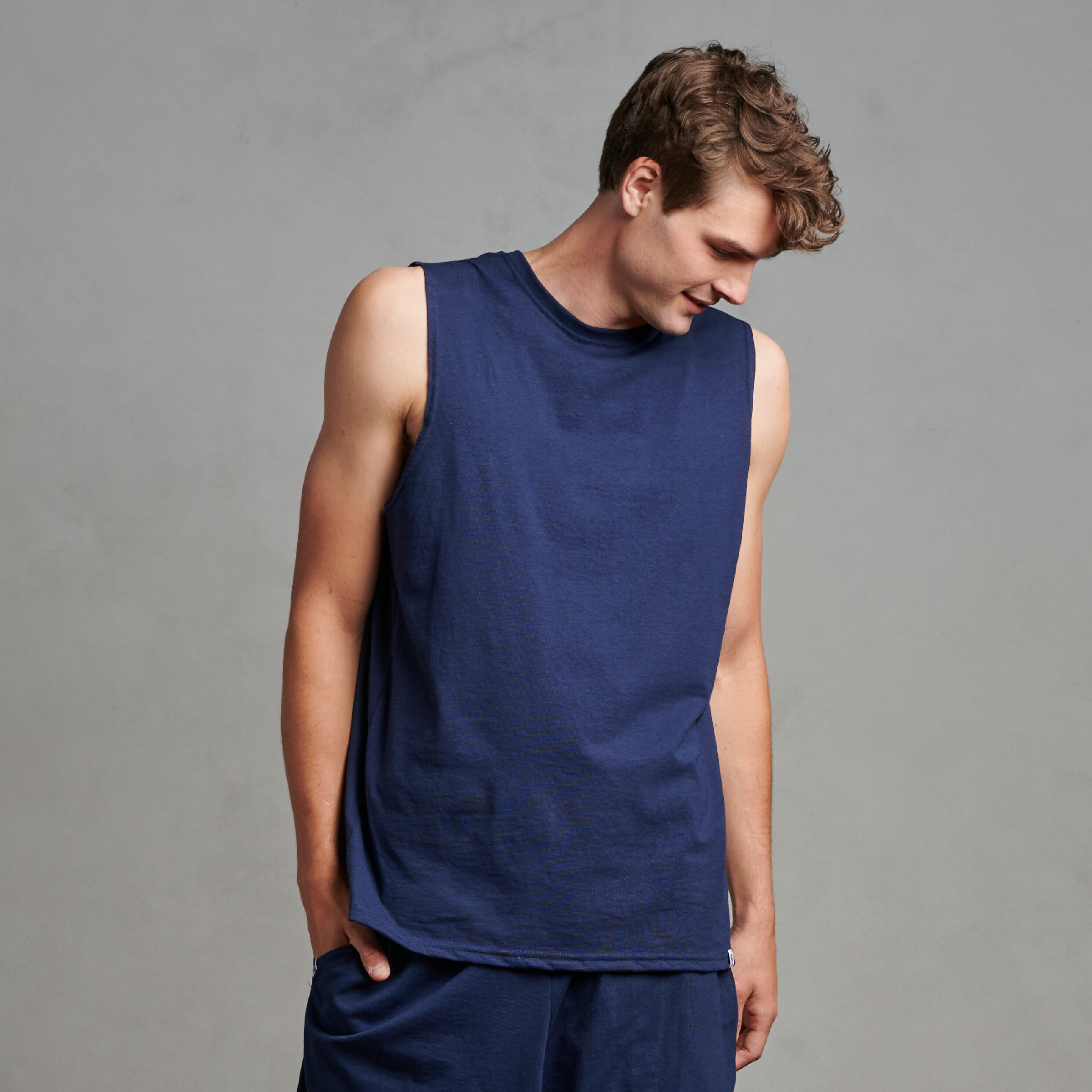 100 cotton muscle shirts
