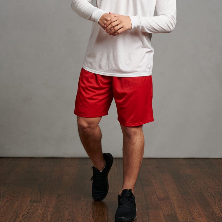 Men’s Dri-Power Mesh Shorts (No Pockets) TRUE RED