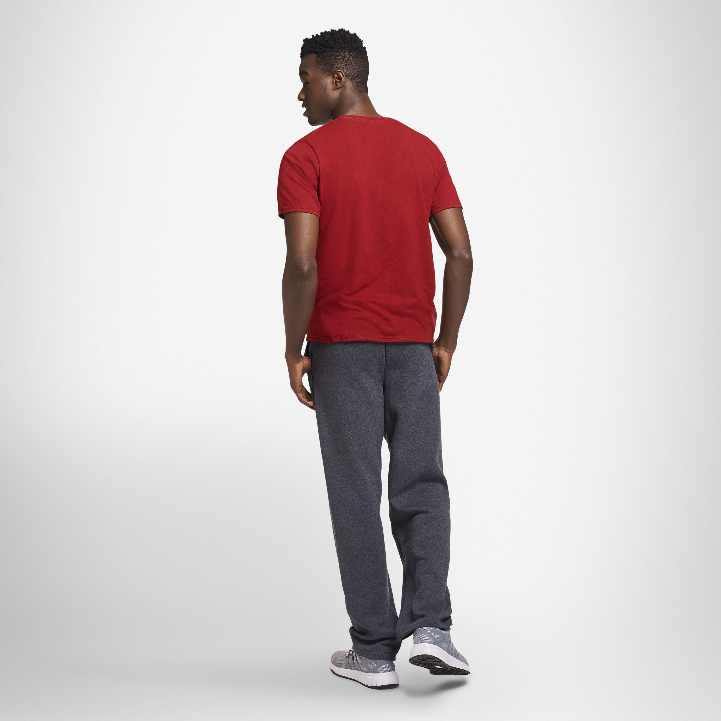 russell sweatpants open bottom