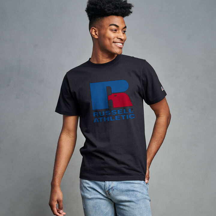 Men's Iconic Eagle R T-Shirt BLACK