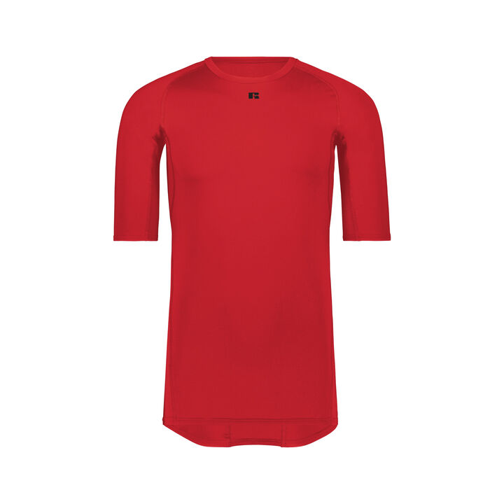 Men's CoolCore® Half Sleeve Compression T-Shirt TRUE RED