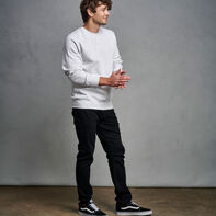 Men’s Cotton Rich 2.0 Premium Fleece Sweatshirt Ash