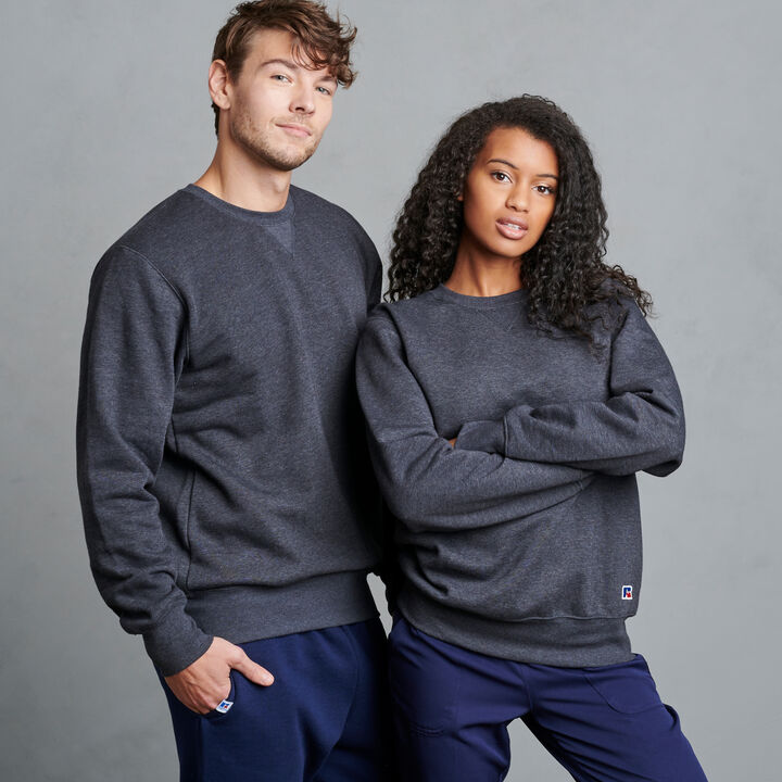 Men’s Cotton Rich 2.0 Premium Fleece Sweatshirt Charcoal Heather