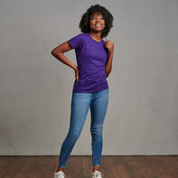 Women's Cotton Performance T-Shirt Purple