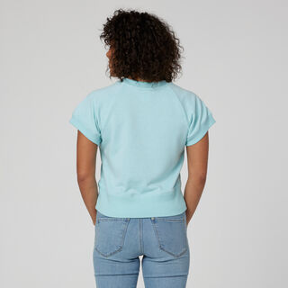 Women's Short Sleeve French Terry Crew 